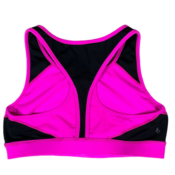 Torrid Hot Pink and Black Sports Bra SKU1165 - Picture 3 of 9